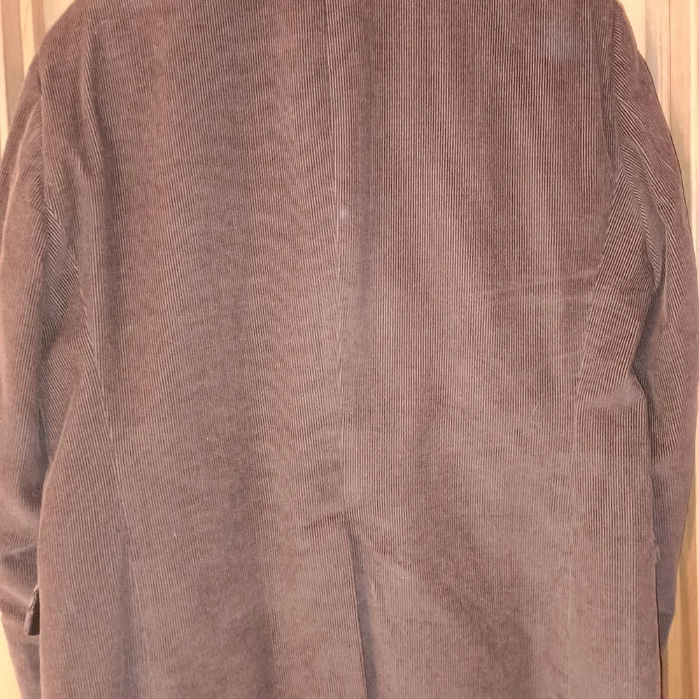 Dockers Blazer Mens 46R Corduroy Chocolate Brown Blazer Jacket Leather Buttons - Picture 10 of 13